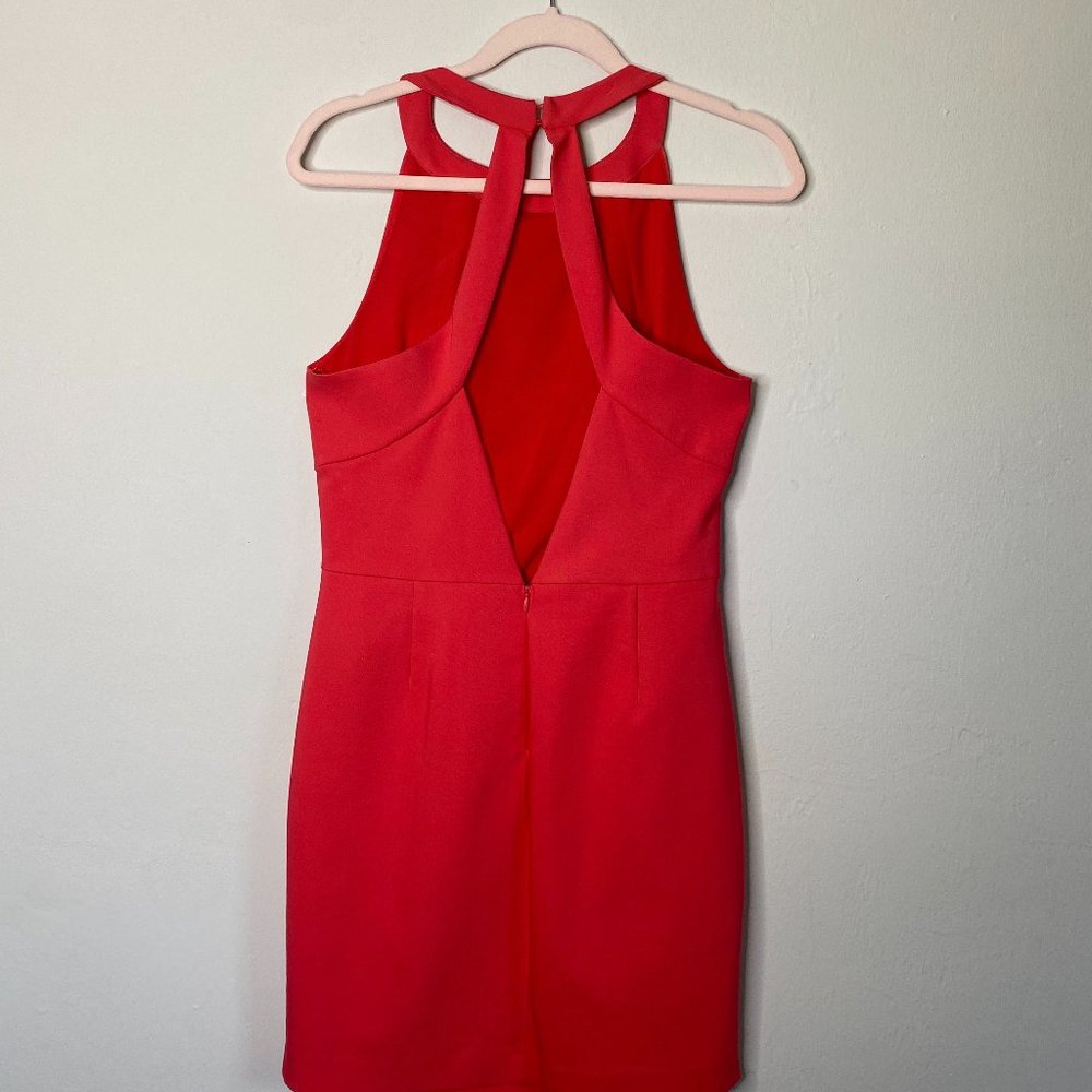Zara Basic Raspberry High Neck Dress Large - image 2